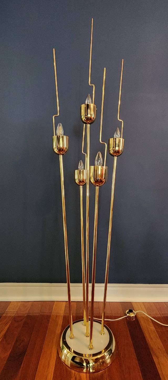 Vintage 1970s MCM Mazzega Murano Glass Floor Lamp - photo 3