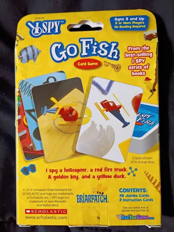 I spy Go fish card game image indicator(2)