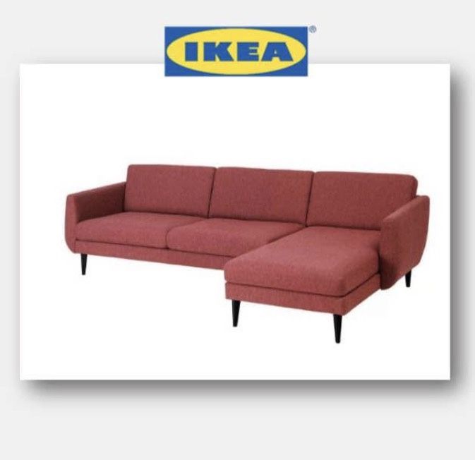 SMEDSTORP Sectional, 4-seat with chaise - IKEA
