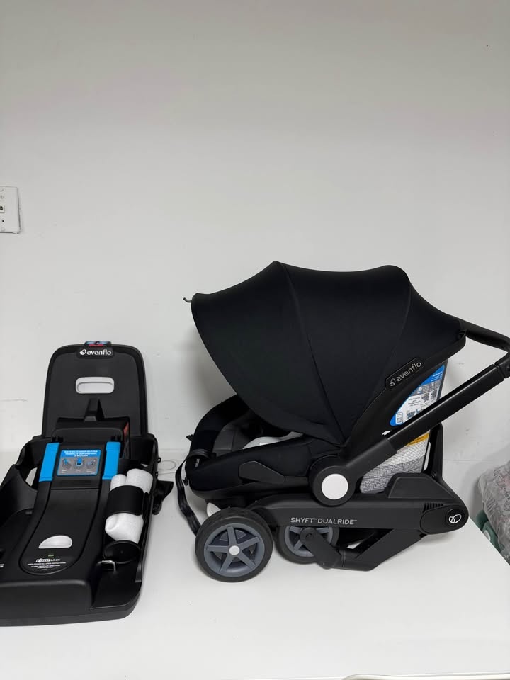 Evenflo Shyft DualRide Car Seat and Stroller (Beaufort) - photo 4