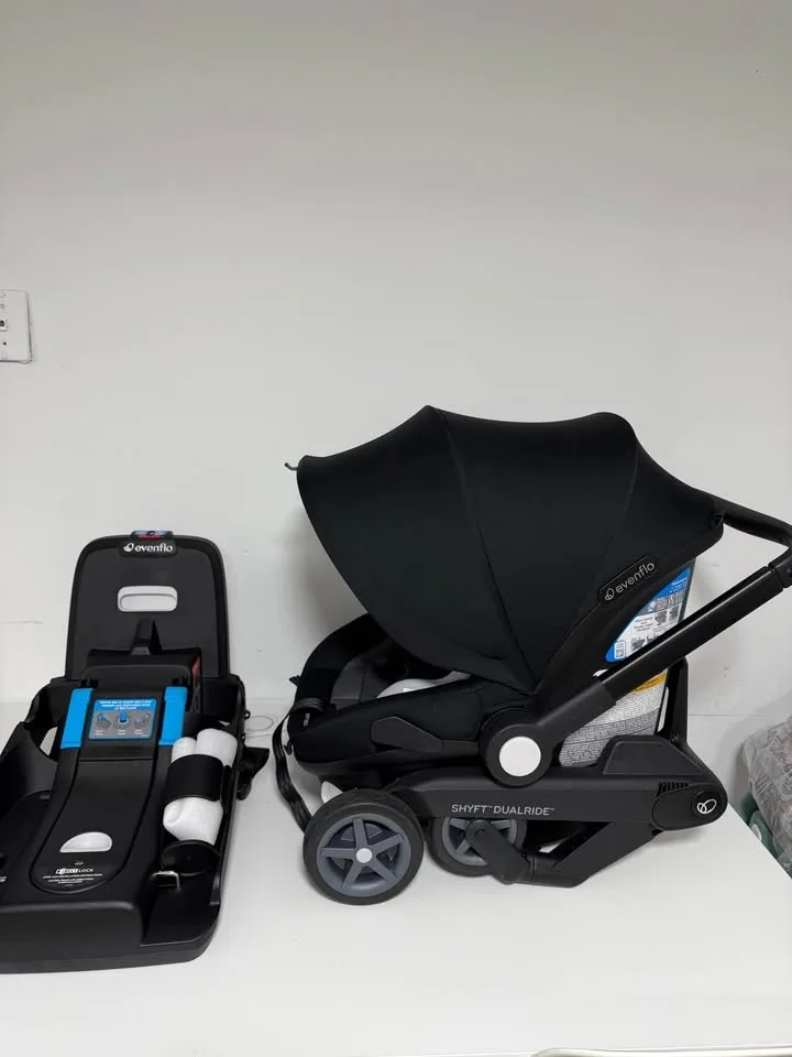 Evenflo Shyft DualRide Car Seat and Stroller (Beaufort) image indicator(4)