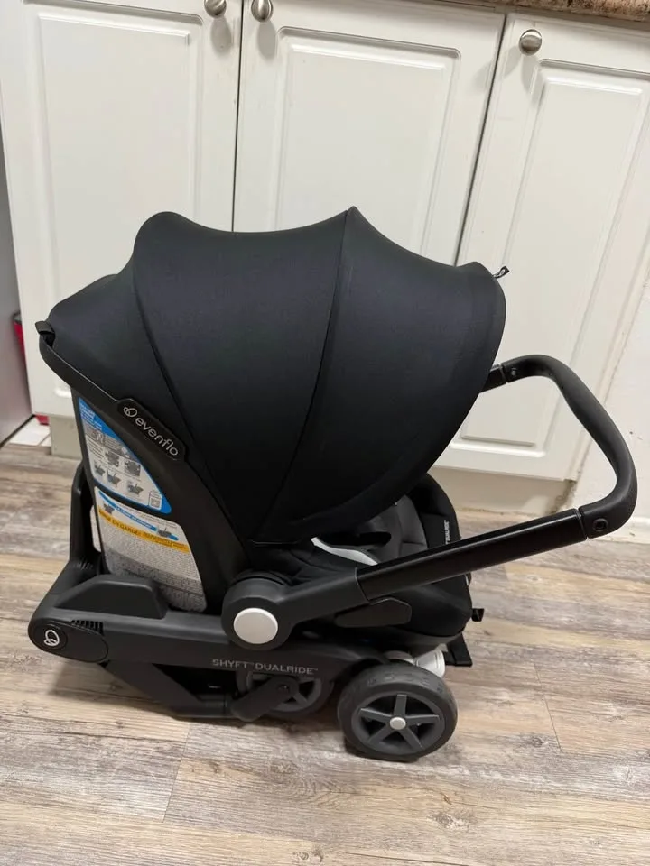 Evenflo Shyft DualRide Car Seat and Stroller (Beaufort) image indicator(6)