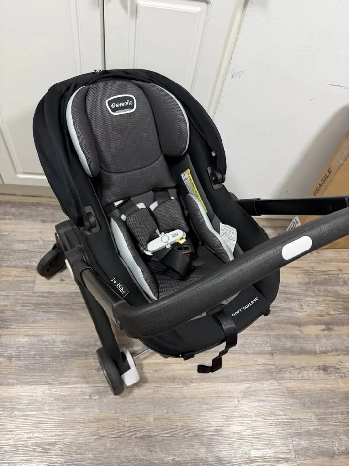 Evenflo Shyft DualRide Car Seat and Stroller (Beaufort) image indicator(7)