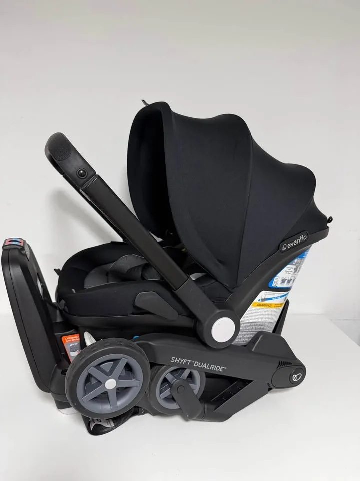 Evenflo Shyft DualRide Car Seat and Stroller (Beaufort) image indicator(10)