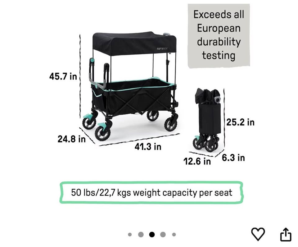 Ingenuity Pop 'N Ride Lightweight Stroller Wagon - photo 2