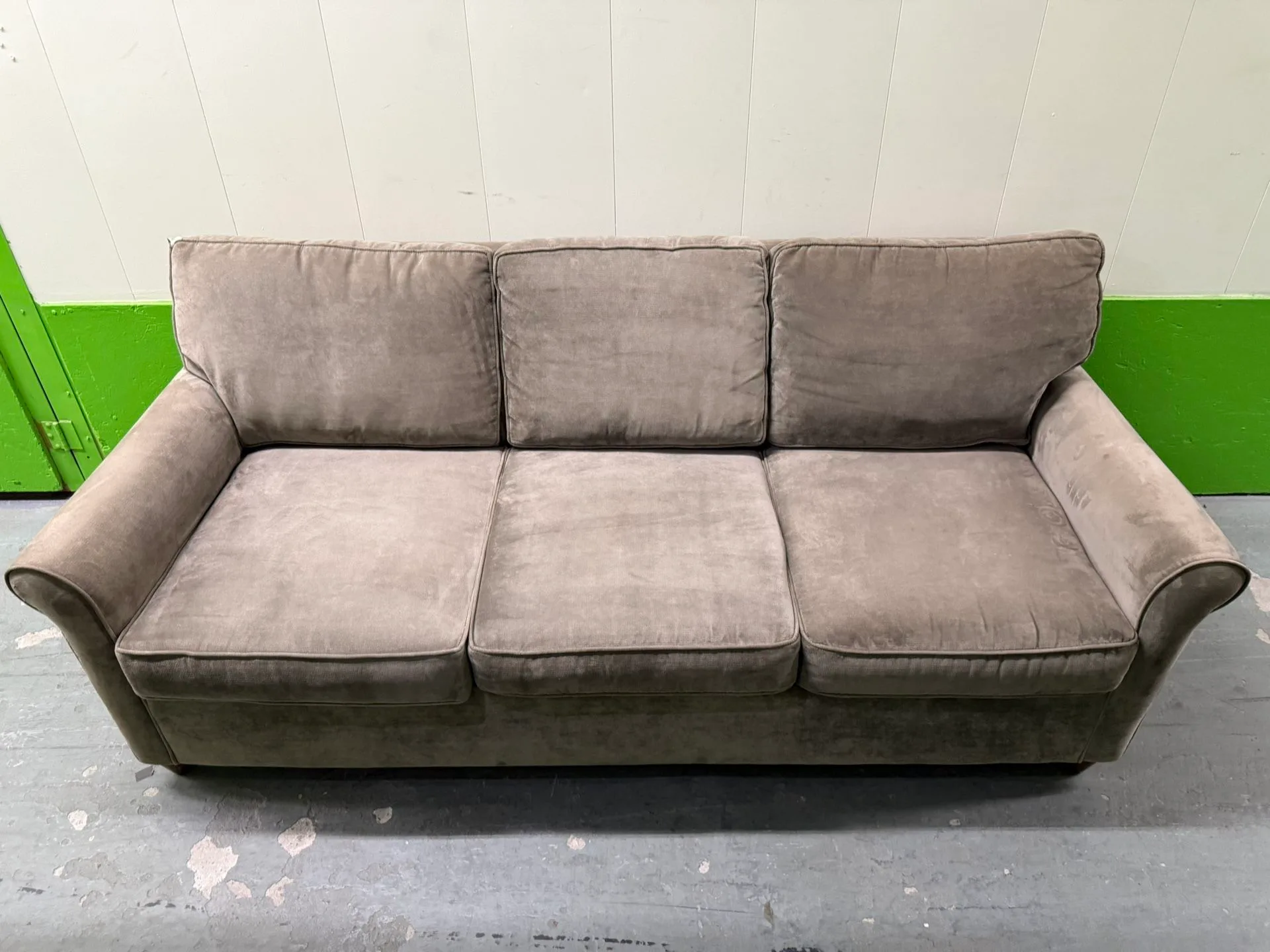 Velvet Brown Sofa 86” - FREE DELIVERY