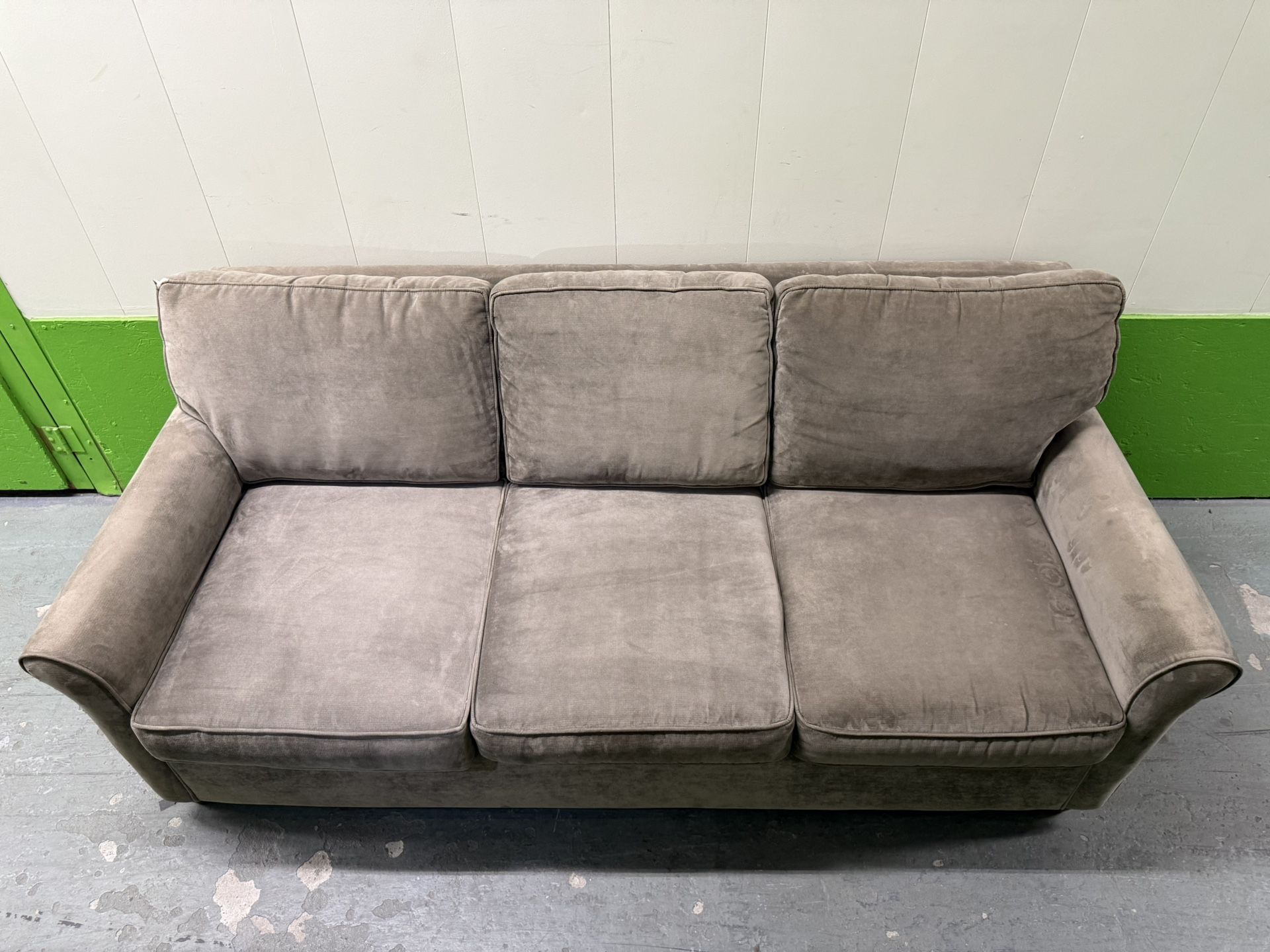 Velvet Brown Sofa 86” - FREE DELIVERY - photo 2