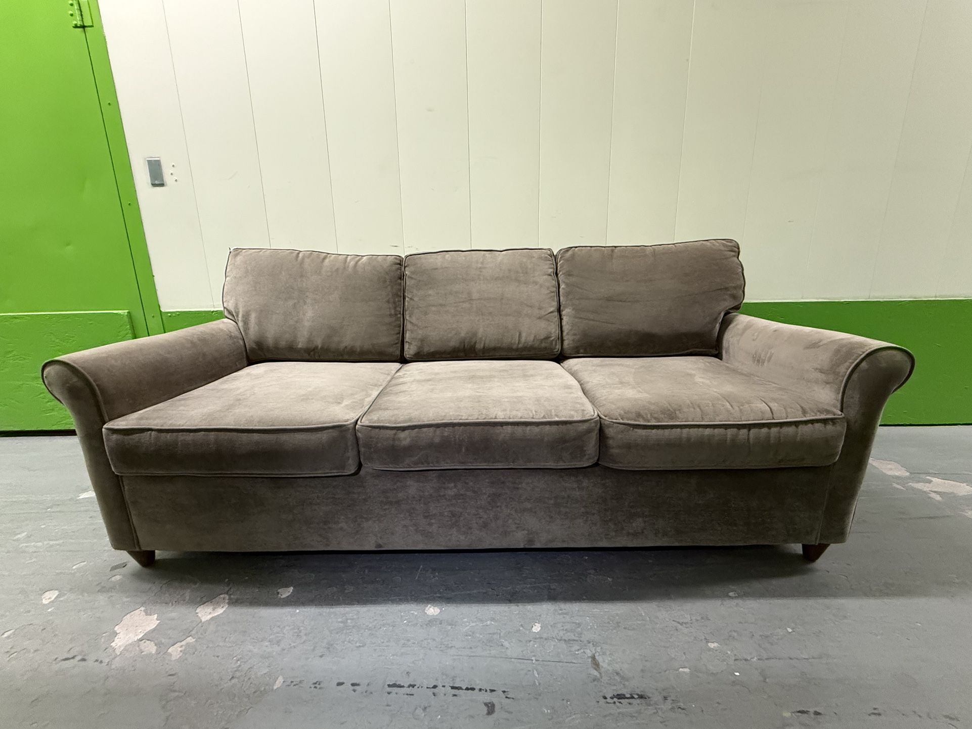 Velvet Brown Sofa 86” - FREE DELIVERY - photo 3