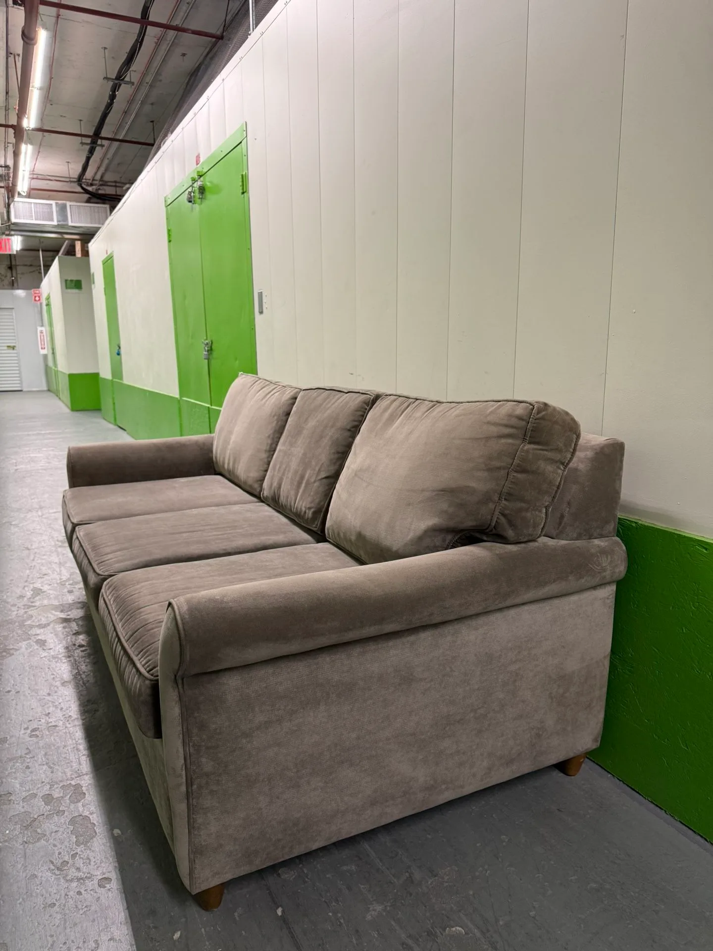 Velvet Brown Sofa 86” - FREE DELIVERY image indicator(4)