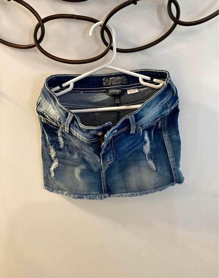 Girls Jean Skirt (Silver Jeans) - Size 6X