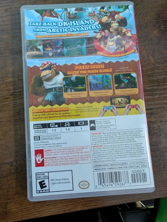 Nintendo Switch Donkey Kong country: Tropical Freeze image indicator(2)