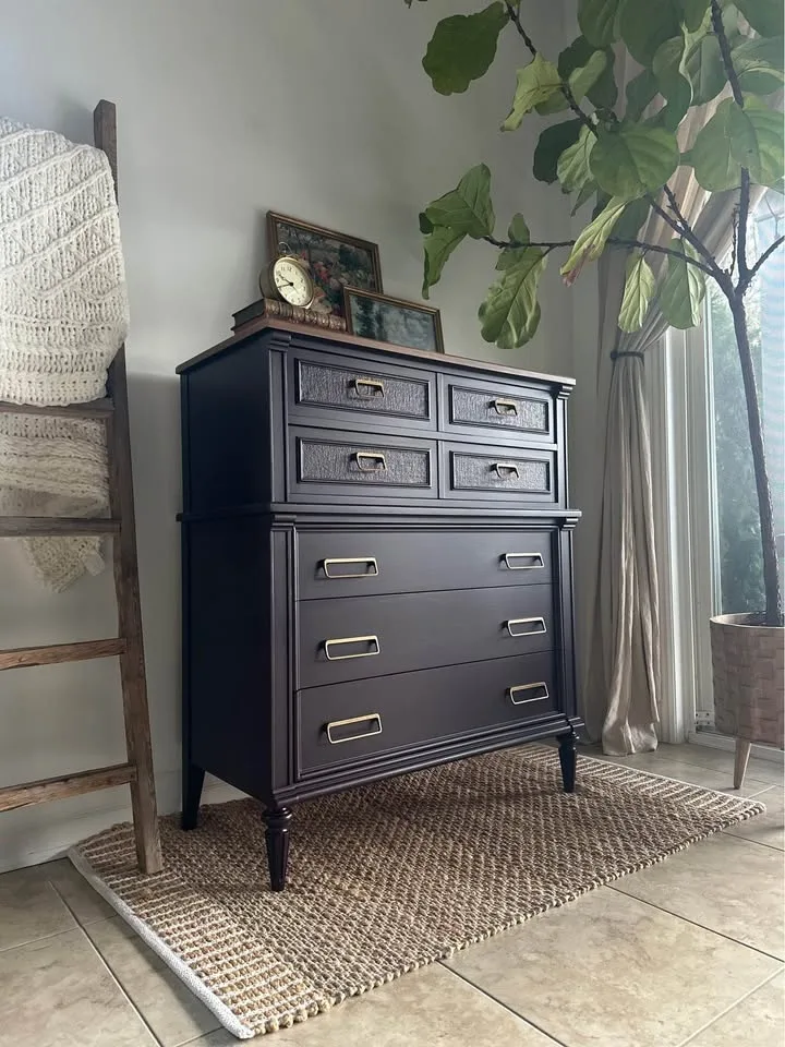 Gorgeous Refinished Gibbard 5-Drawer Dresser image indicator(3)