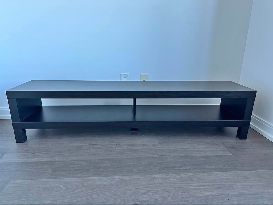 LACK TV Bench, Black-Brown (Pick Up Only)