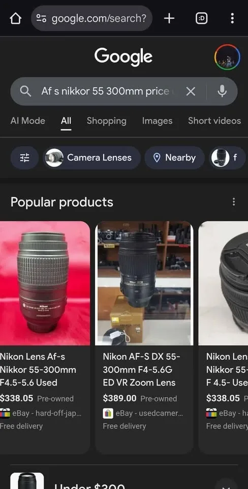 Nikon D3200 with lenses, accessories & bag $800 image indicator(10)