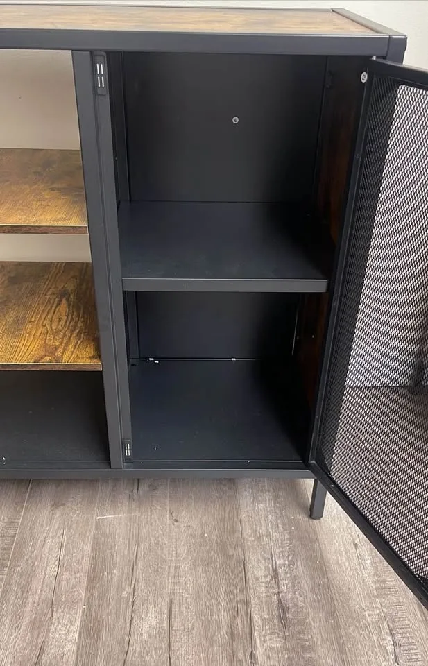 Storage Cabinet with Shelves/New in box/Unassambled /30" x 14" x image indicator(3)