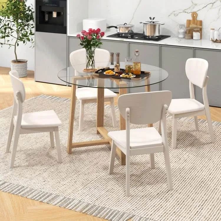 42 Inches Round Glass Dining Table image indicator(7)