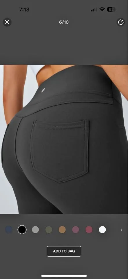 Halara High Waisted Back Pocket Flare Yoga Leggings size S