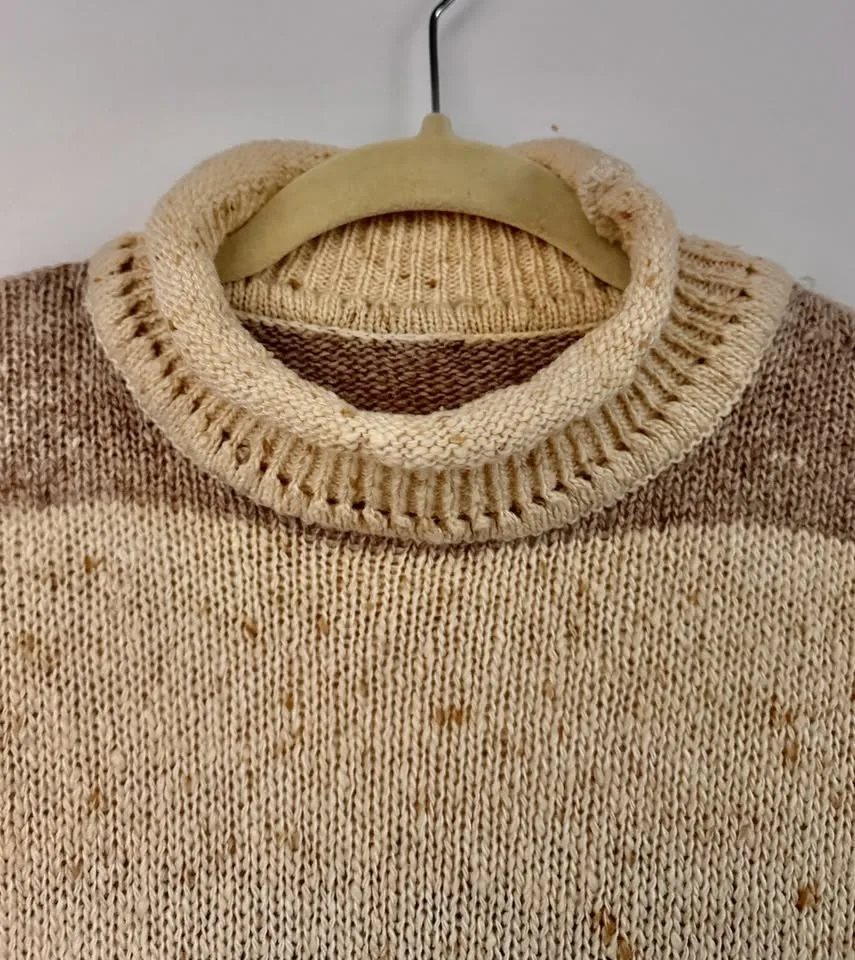 Vintage Mock Neck Knit Sweater image indicator(2)