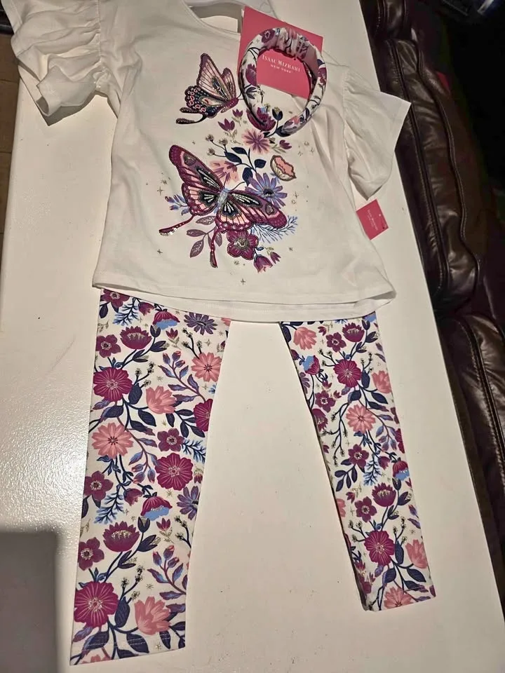 Girls size 7-8 set w/ headband