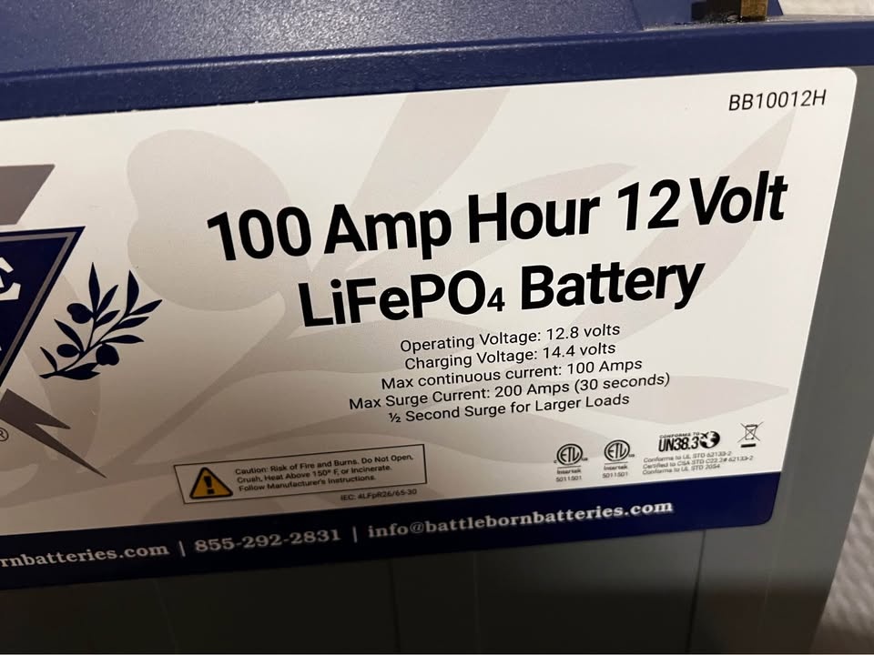 Battle Born 100 Amp Hour, 12 Volt LiFePO4 Battery - photo 3