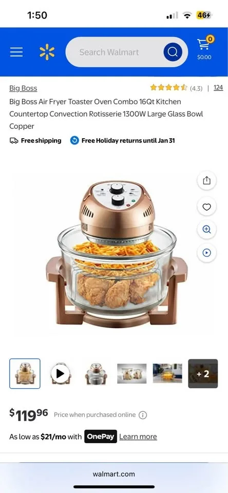 Big Boss 16 quart air fryer image indicator(9)