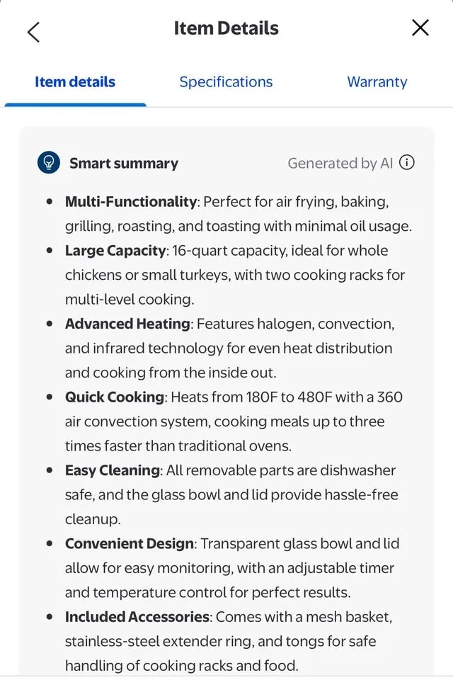 Big Boss 16 quart air fryer image indicator(10)
