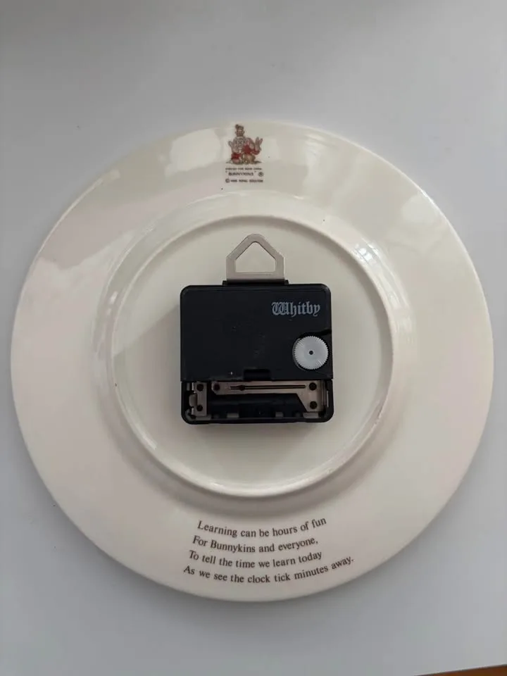 Vintage Royal Doulton Bunnykins Clock image indicator(3)
