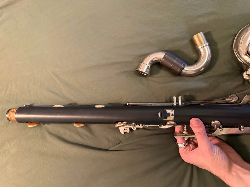 Selmer USA 1430 Bass Clarinet Good Condition Complete w/ Case image indicator(4)