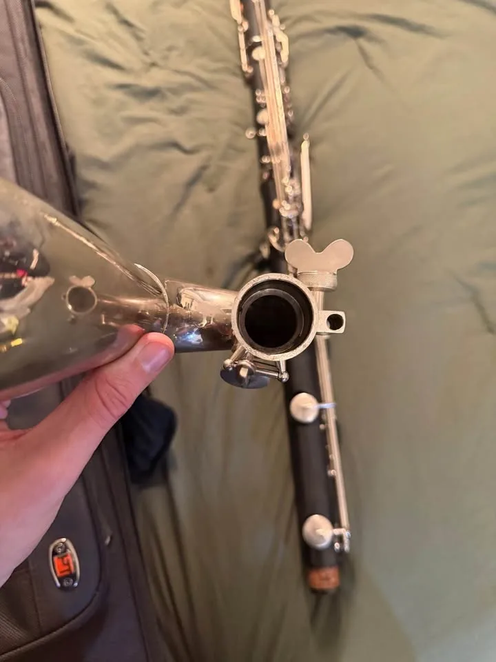 Selmer USA 1430 Bass Clarinet Good Condition Complete w/ Case image indicator(6)