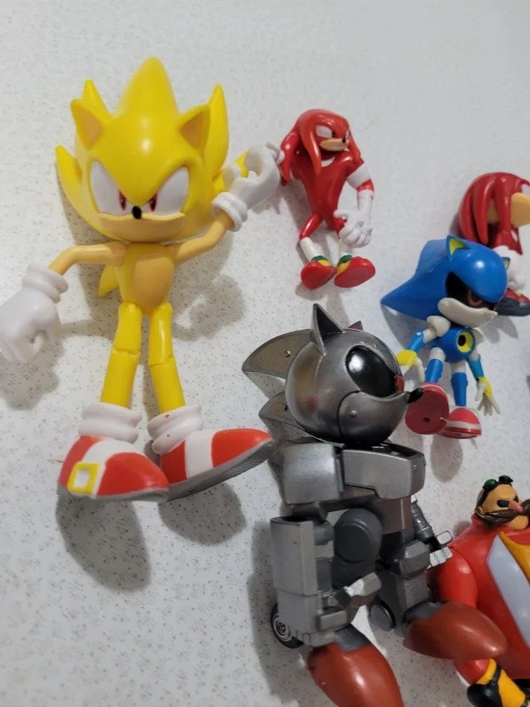 Tomy Dr. Robotnik Eggman Jazwars Sonic Toy Lot image indicator(2)