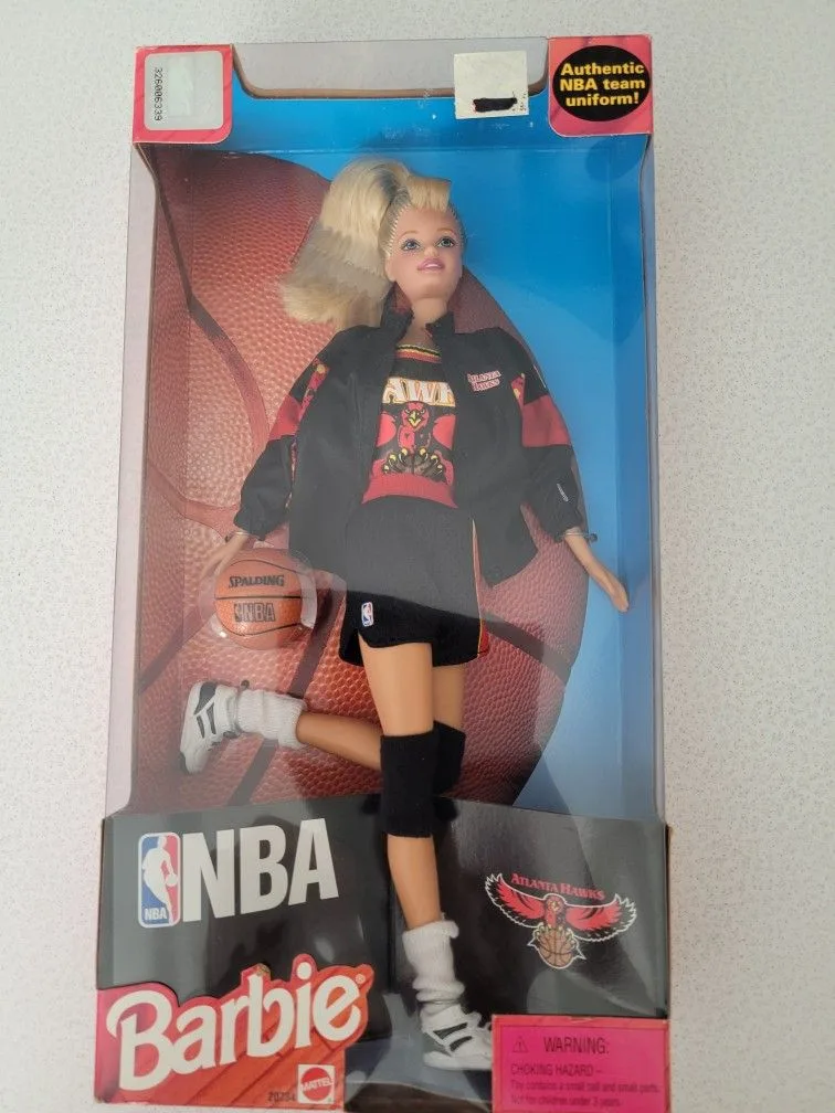 Vintage Mattel Barbie NBA Atlanta Hawks Collectible thumbnail