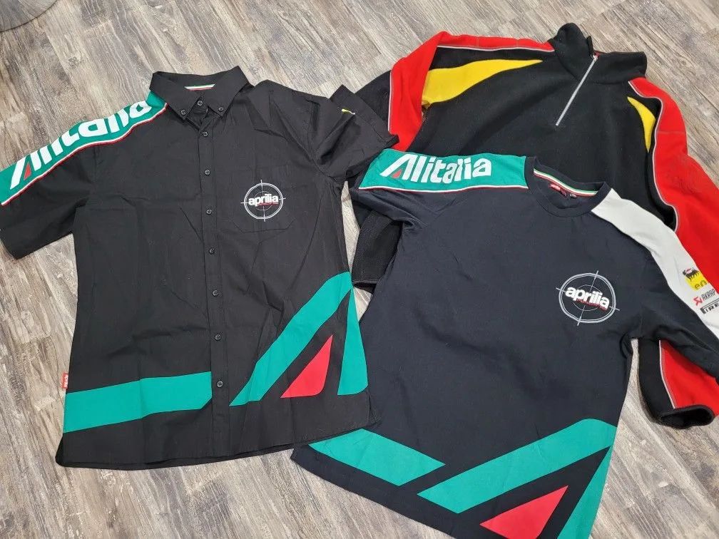 Aprilia Moto GP Team Gresini Pit Shirt s XXL READ thumbnail