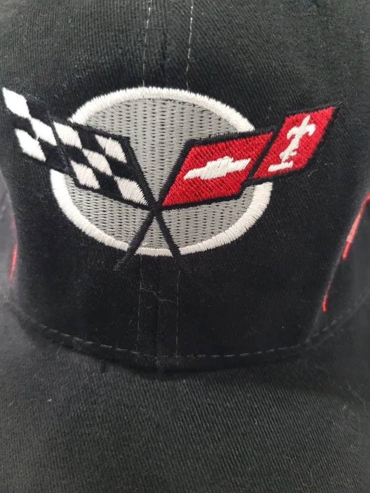 Vintage Chevrolet CORVETTE (Adjustable Back) Cap hat image indicator(2)