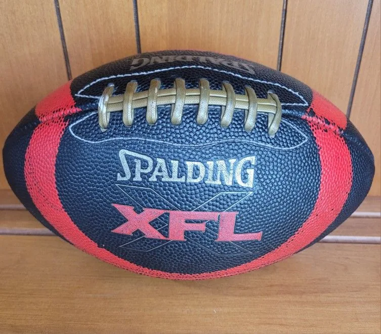 Spalding XFL Fullsize Vintage Rare Game Ball Y2K thumbnail