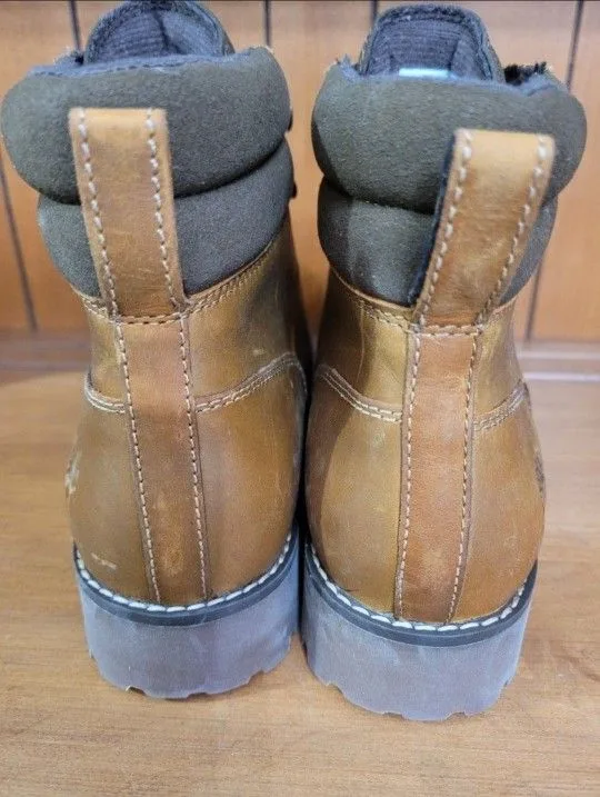 NEW Timberland Womens Hiker Boots Brown Leather sz 8.5 image indicator(4)
