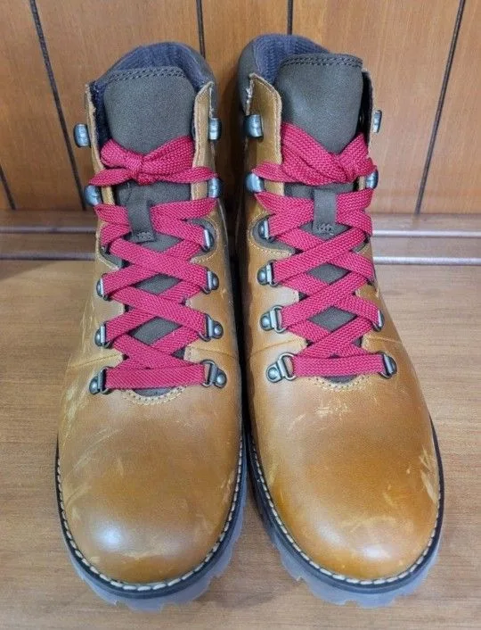 NEW Timberland Womens Hiker Boots Brown Leather sz 8.5 image indicator(5)