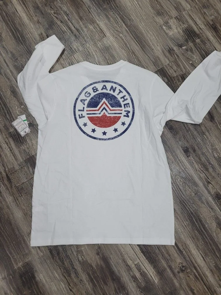 New Flag & Anthem long sleeve T Shirt. Men's Sz L thumbnail