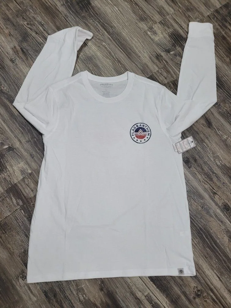 New Flag & Anthem long sleeve T Shirt. Men's Sz L image indicator(2)