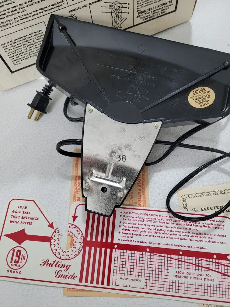 19th Hole Brand Birdie Electric Golf Putting Cup Vintage image indicator(5)