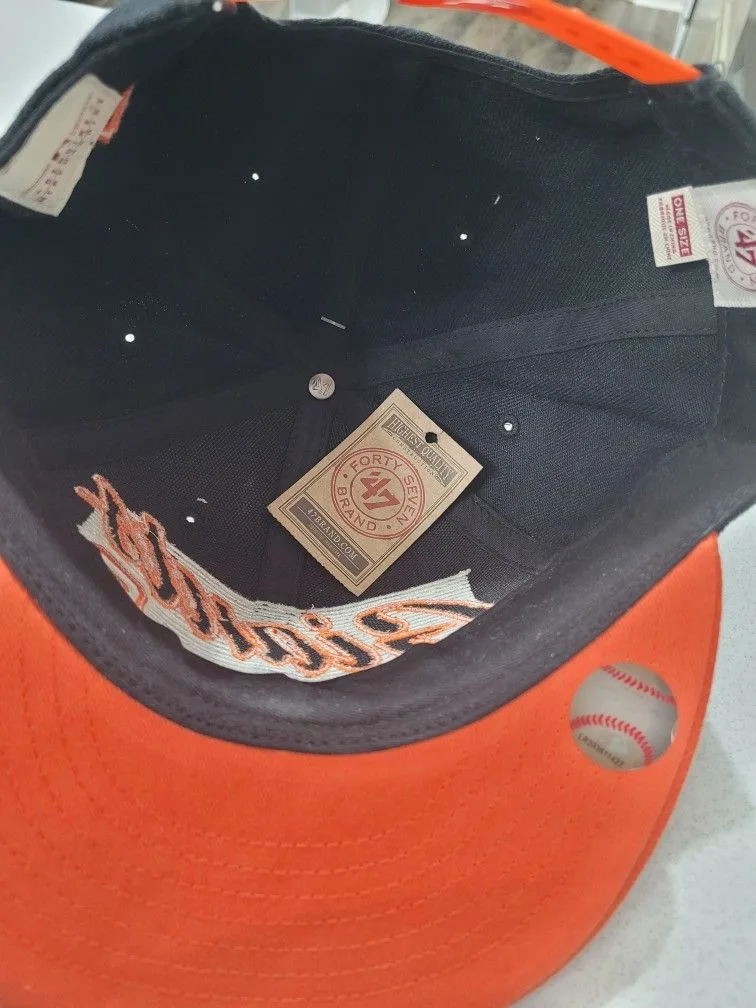 San Francisco Giants '47 Brand  Adjustable Snapback hat Cap image indicator(4)
