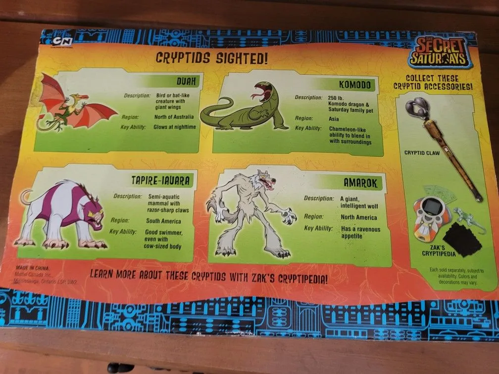 The Secret Saturdays Cryptid Collector Pack Toys R Us image indicator(4)