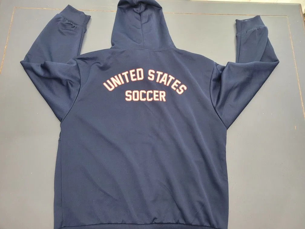 Men's U.S. Soccer Icon Full Zip Hoodie - Blue XXL thumbnail