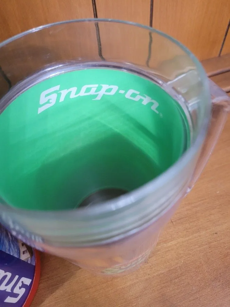 Lot of 2 SNAP-ON TOOLS Vintage Thermo-Serv Tool Girl Mug image indicator(2)