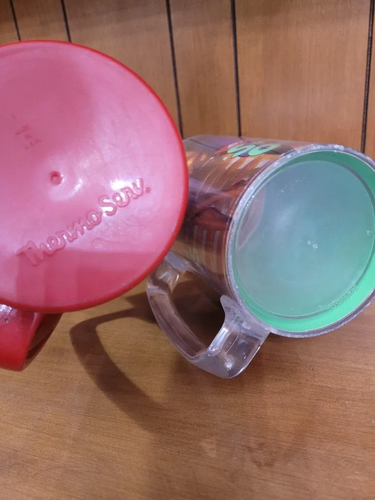 Lot of 2 SNAP-ON TOOLS Vintage Thermo-Serv Tool Girl Mug image indicator(6)