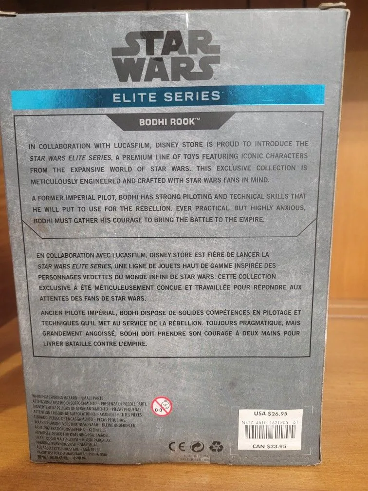 Disney Store STAR WARS Bodhi Rook Die Cast Action Figure image indicator(3)