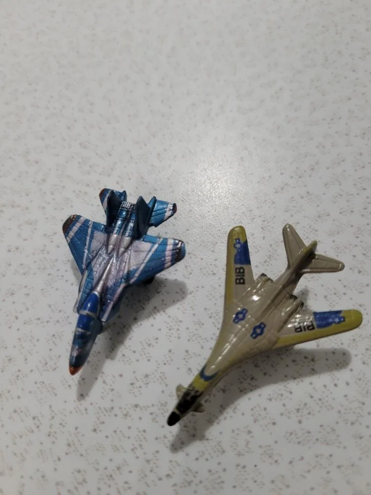 Micro Machines Changers Plane Jet B1B Bomber F-15 Stealth thumbnail