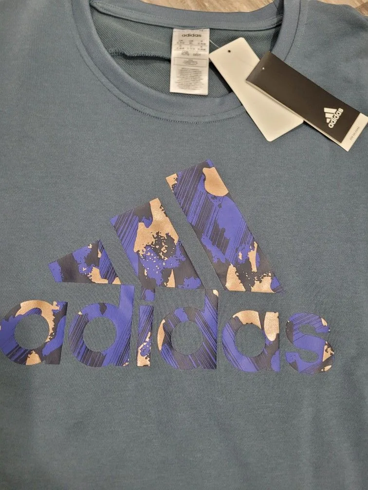 NEW Adidas Dress X Large Blue X Zoe Saldana Collection... image indicator(2)