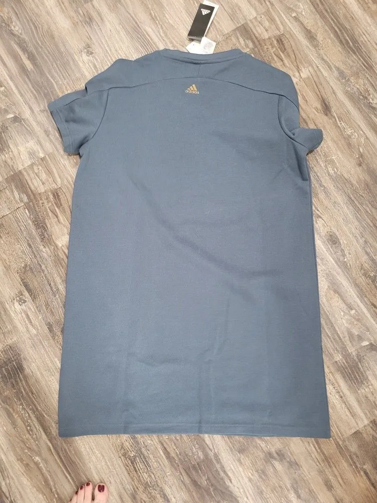 NEW Adidas Dress X Large Blue X Zoe Saldana Collection... image indicator(3)