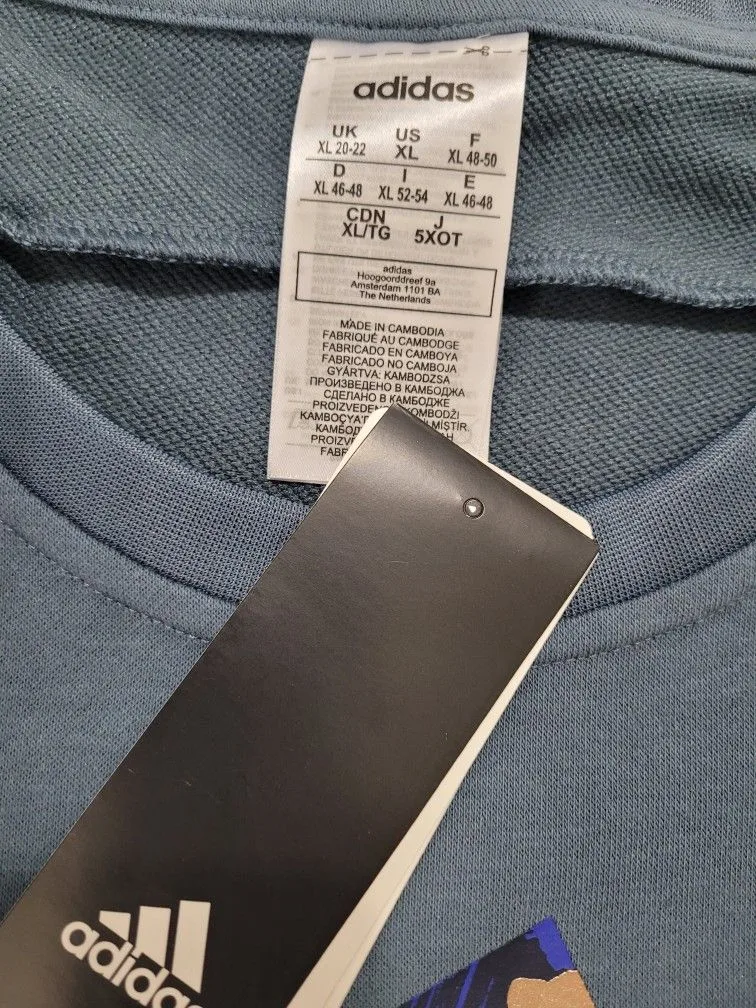 NEW Adidas Dress X Large Blue X Zoe Saldana Collection... image indicator(4)