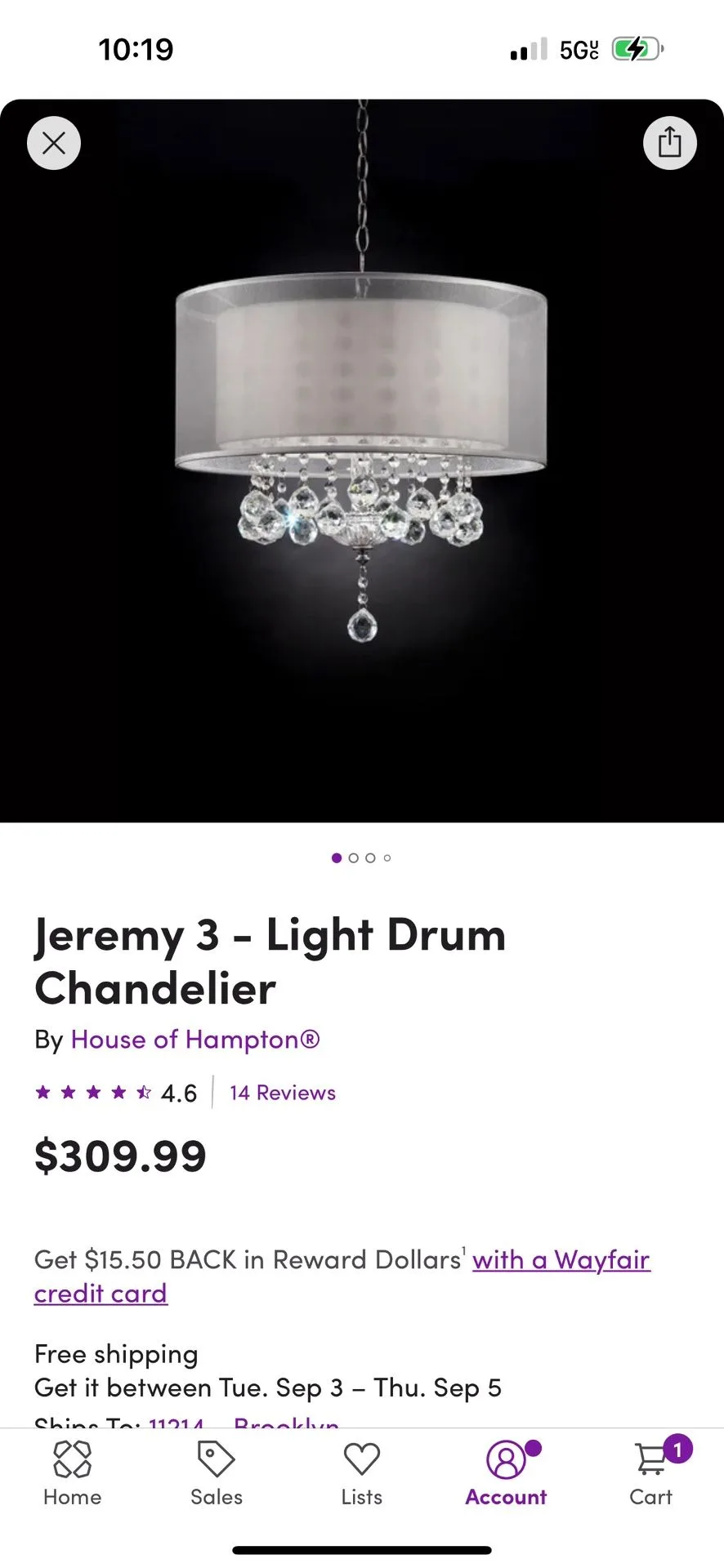 Chandelier New In box image indicator(2)